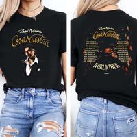 2025 Rauw Concert Fan Shirt, Cosa Nuestra Tour Classic Soft Cotton Crewneck Unisex TShirt