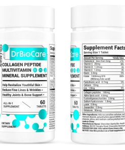 Collagen Peptides for Women, Beauty Vitamin & Mineral Supplement, Contains Vitamin D3, Probiotics for Women & Collagen Peptides, Vitamin B Complex, Vitamin E 60 Tablets
