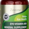 Zooone 90pcs Lutein Eye Vitamins Supplement for Macular Health and Dry Eye, Contains Lutein, Zinc, Vitamins C/E & Zeaxanthin to Support Eye Health