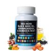 Prompt Goods WXW Organic Irish Sea Moss Capsules Detox & & Digestive Health Sea Moss Pills Vegan Sea Moss Hard Capsule