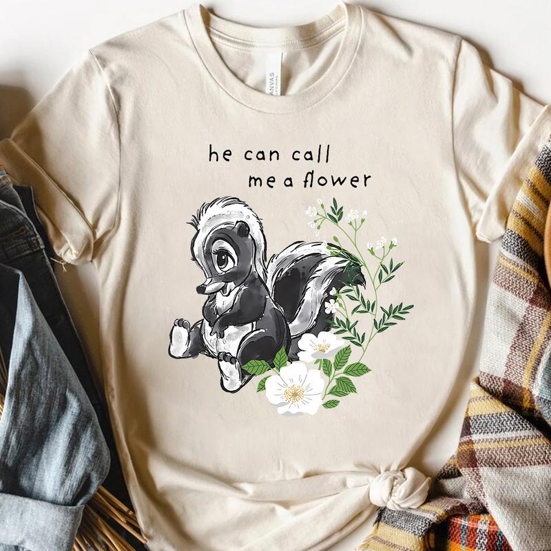 He Can Call Me A Flower BamBii Shirt, Magic Kingdom Holiday, Matching Family Shirts, Vacation Trip Sweatshirt, Trip shirt, Trip Unisex T-shirt Family, Birthday Gift Shirt