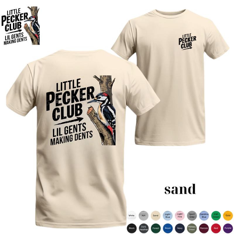 Little Pecker Club T-Shirt – Unisex Cotton Tee , Soft Material , Casual Style , Machine Washable , Medium Size tiktokshop freeship