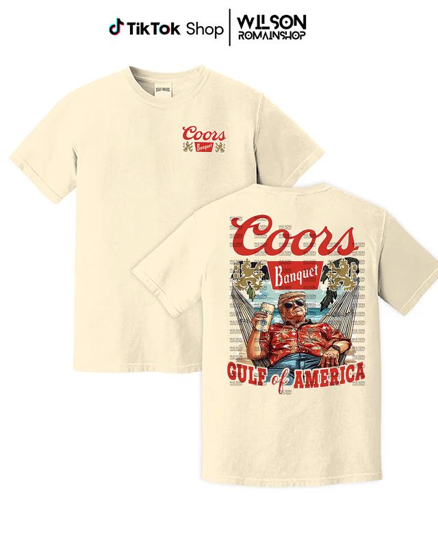 Trump Gulf Of America Coors Banquet Shirt For Men – For Women, Maga Trump Fan Sweatshirt, Funny Trump Gift Hoodie, Casual Cotton Top