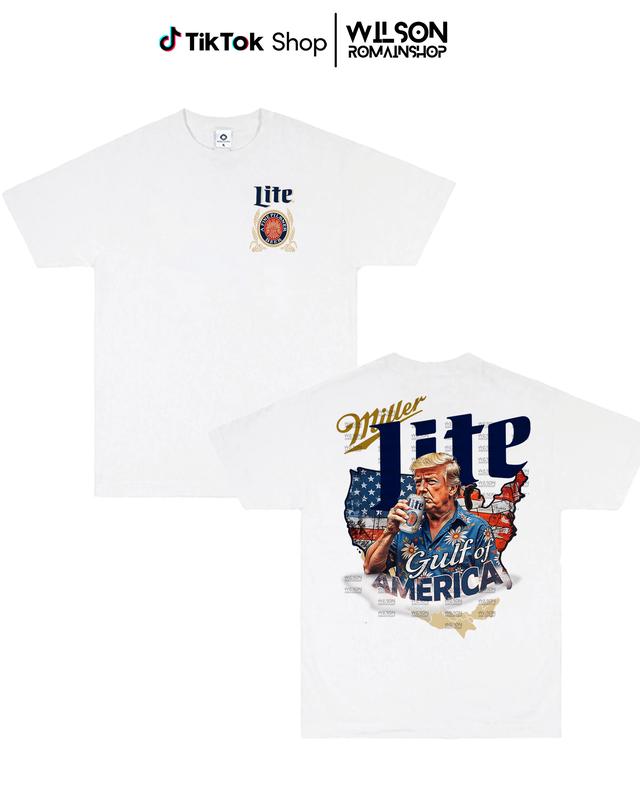 Trump Gulf Of America Miller Lite Shirt For Men – For Women, Maga Trump Fan Sweatshirt, Funny Trump Gift Hoodie, Casual Cotton Top