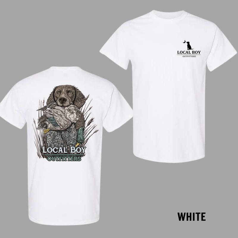 Hunting Duck Graphics TShirt – Unisex Classic Crewneck Shortsleeve Cotton Tee, Outdoor Country Top, Trendy Shirt, Men Gift for Nature Lovers