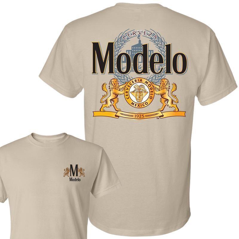 Modelo Beer Graphic Tee, Vintage Mexican Cerveza Shirt, Classic Brewery Logo T-shirt for Casual Wear, Unisex Top for Daily Style