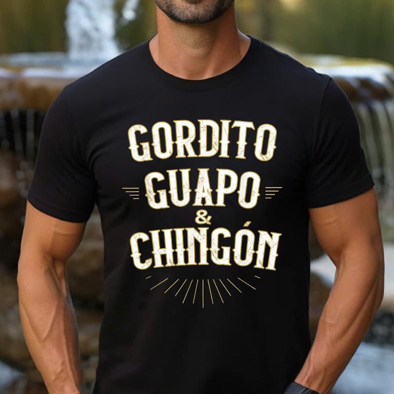 Cotton Short Sleeve T-Shirt Chubby, Handsome T-Shirt 14MAY25TT4