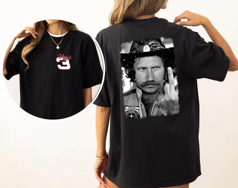 Dale Earnhardt Finger V3 2 sides T-Shirt, Nasssccar Shirt Sweatshirt Hoodie