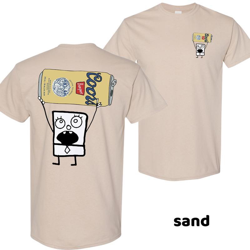 Doodlebob Coors Banquet Essential T-Shirt – Funny Shirt, Menswear Streetwear Top, Casual Short Sleeve Graphic Tee for Beer Lovers