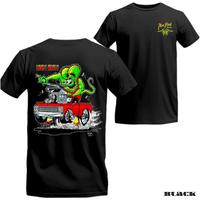 Heavy Chevy T-Shirt – Iconic Hot Rod Mouse Design, Classic Muscle Car Vibes For Car Enthusiasts. Menswear Tops