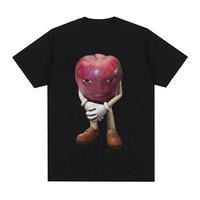 Retro Apple design men T-shirt Meme funny t shirt women Graphic Harajuku Streewear Clothes Causal Female Y2K Tops Tee