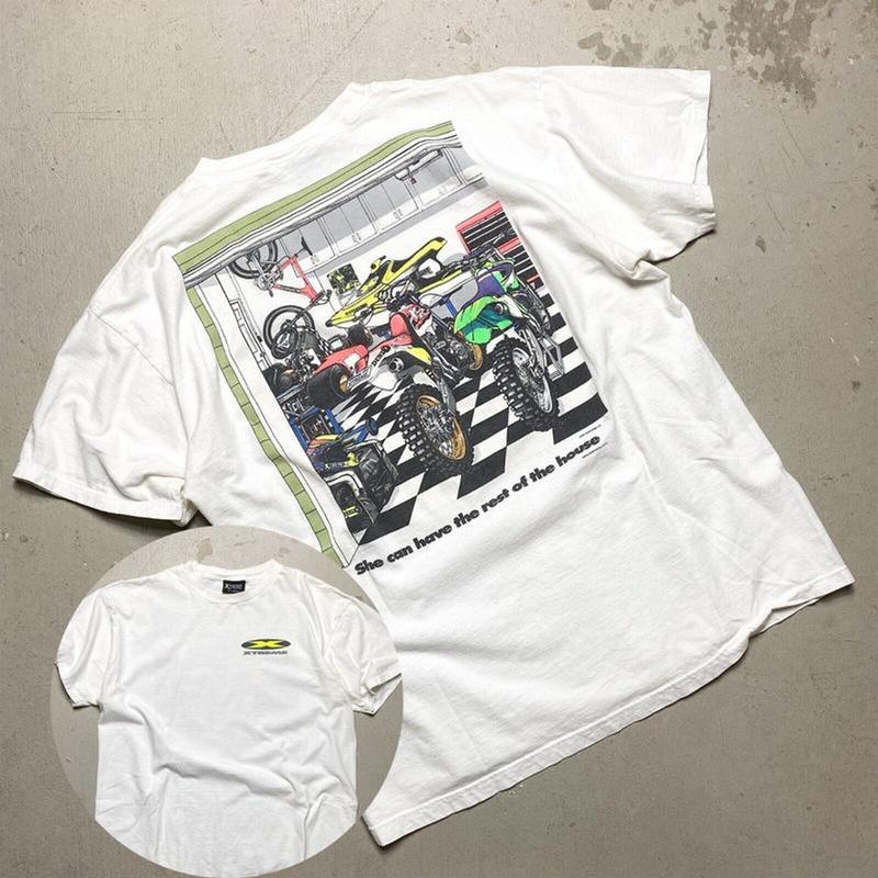 Vintage 1997 Xtreme Racing Motocross T-Shirt, Vintage Racing T-Shirt, Unisex Cotton tee Menswear 80