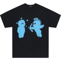 Mens Oversized Graphic Tees Y2k Vintage Cupid’s Love Arrow Short Sleeve Streetwear Tops Tshirt Unisex