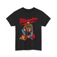 Donald Milwaukee Trump Camo T-shirt Unisex Cotton Crewneck Madee Using 100% Us Cotton & Printeed In Thee Usa