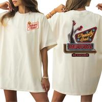 Treaty Oak Revival ‘No Vacancy’, Country Rock Tee with Vintage Southern Style, Graphic Shirt for Concerts and Casual Wear, Summer Tops
