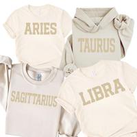 Zodiac Graphic Printed Top, Astrology Sweatshirt, Astrology T-Shirt, Hoodie, Cute Gift for Men, Gift for Women DL graphic tee woman