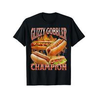 Glizzy Gobbler Fun Vienna Hot Dog Meme Bootleg Pattern T-shirt, Gift for Men Women Mom and Dad Friends Themselves