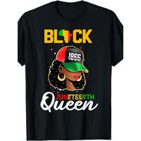Juneteenth 1865 Black Queen T-Shirt