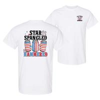 Star Spangled Hammered 4th Of July Shirt, Red White And Boozy Shirt, Independence Day, Womenswear, Casual Crew Neck, Graphic Tees Clothes Comfort