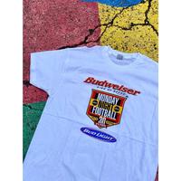 Vintage 1999 Budweiser Bud Light NFL Sunday Monday Night Football ESPN Abc Beer Alcohol Anheuser Busch Promo Graphic Shirt Size XL Shirt for adult and youth