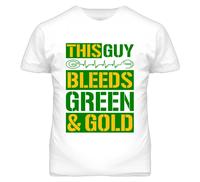 Shirt for adults and youth Green Bay Packers – This Guy Bleeds Green and Gold T Shirt