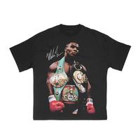 Mike Tyson T-Shirt, Boxing Graphic Teem, Vintage Streetwear, Autographed T-Shirt, T-Shirt For Unisex , Gift For Men , Gift For Women Top Womenswear Underwear Tshirt