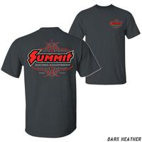 Summit Racing T-Shirt – Unisex Crewneck Casual Shortsleeve Graphic Tee with Bold Logo, Established 1968 Design for Women and Men, Streetwear graphic tees men gifts