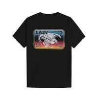 Lazy J Ranch Serape Elevation T-Shirt Cotton Graphic Soft And Comfortable Round Neck