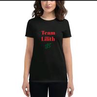 Team Lilith T-shirt Casual Crew Neck Black