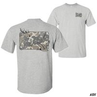 Burlebo Camo Hunting T-Shirt, Deer and Duck Graphic, Outdoor Sportsman Design, Unisex Fit, Short Sleeve, Hunting Apparel – Tops, Menswear, Streetwear