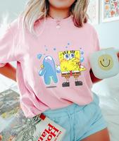 SquarePants – SpongeBob Bubble Technique T-Shirt Sweatshirt, Hoodie, Comfort Colors