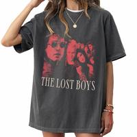 The Lost Boys Movie T-Shirt, Retro Horror Movie Graphic Tshirt, Kiefer Sutherland Jason Patric Lost Boys Shirt, Gift for Movie Lover FGH4SD