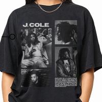 J Cole tee, T-shirt, Rap tee, Rapper Shirt, Unisex T-Shirt Sweatshirt Hoodie, Shirt For Man Woman, Best Gift, Funny Tee, Fan Gift N783 Casual Round Neck Cotton Fabric