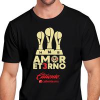 Club America Amor Et3rno Tricampeon Shirt Playera 2024 Grande De Corazon Aguilas