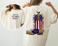 Toby Courtesy of the Red, White and Blue, Country Music Shirt, In memory of Toby Keith, 4th of July Sweatshirt Hoodie