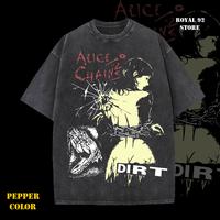 Vintage alice in chains Member Men’s S-5XL Retro Tee Unisex Cotton Graphic Tee T-Shirt for Gifts and Music Tour
