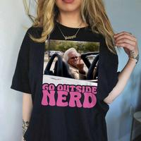 Babby Billy Flips Off T-Shirt, Babby Billy Go Outside Nerd Meme Tee Shirt, Babby Billy 90s Tee, Misbehavin Tour Shirt Babby Billy Fan Club