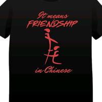 Chinese Quote Meme Tee for Men, Trending Humor Graphic Shirt, Street Style