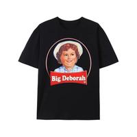 Big Deborah Funny Parody T-shirt, Cotton Short Sleeve Tee with Snack Humor Print