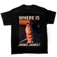 Soft & Comfy T shirt Marcus The Worm Where Is Jimbo James Meme T-Shirt Funny Trendy Meme Classic Cotton A71