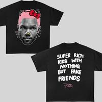 Frank Kitty (PINK) Cute Graphic Tee Shirt