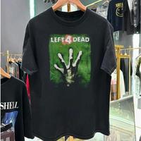 Left 4 Dead T Shirt Vintage New Graphic 2008 Grunge Y2K Tapout Affliction Xbox 360 Emo Goth Retro Gamer Skater Opium Skull Jnco Southpole Punk, Unisex T-Shirt, Gift For Men Women Menswear Top Streetwear