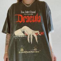 Bram Stoker’s Original Dracula Tshirt, Cotton Unisex T-Shirt, Crew Neck, Menswear Top, Womenswear Top Underwear Streetwear Lady