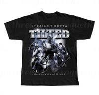 Straight Outta Tilted NWA Shirt, Funny shirt, Bootleg rap tee shirt, Oldschool rap tee, Vintage graphic tee, Meme shirt, Funny