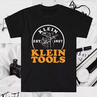 Klein Tools Est. 1857 Men’s Black T-Shirt Size S to 5XL Clothing Cotton