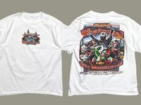 Vintage Style NOS Vintage 2001 No Fear Steel Roots II Jeremy McGrath T-Shirt Crewneck Shortsleeve