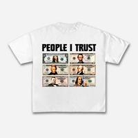 People I Trust Print Cotton T-shirt