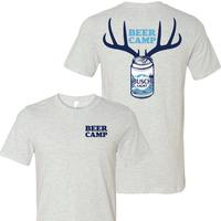 Beer Camp 2-Sided T-shirt, Casual Graphic Round Neck T-shirt for Summer, Beer Party Summer Shirt, Fashion Top for Daily Wear, T shirt For Men And Women
