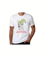 funny llama with hat graphic tee men soft casual round neck shirt washable men graphic tshirt casual short sleeve tee man male summer hawaiian hunting hombre clothes