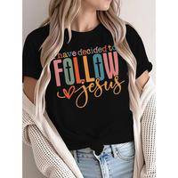 100% Cotton I Have Decided To Follow Jesus Tee – A Must-Have for Every Christian